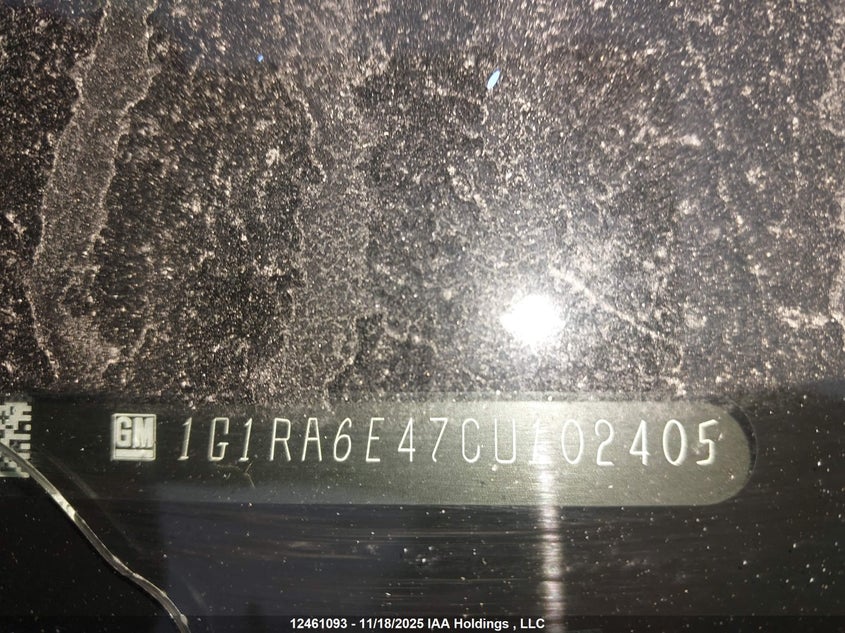 1G1RA6E47CU102405 2012 CHEVROLET VOLT photo no. 9