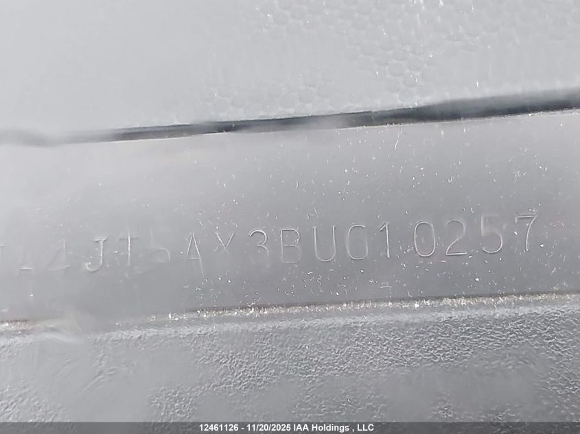 2011 Mitsubishi Outlander Gt VIN: JA4JT5AX3BU610257 Lot: 12461126