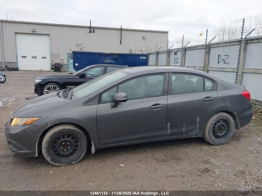2012 Honda Civic Ex 4Dr VIN: 2HGFB2F54CH002774 Lot: 12461133