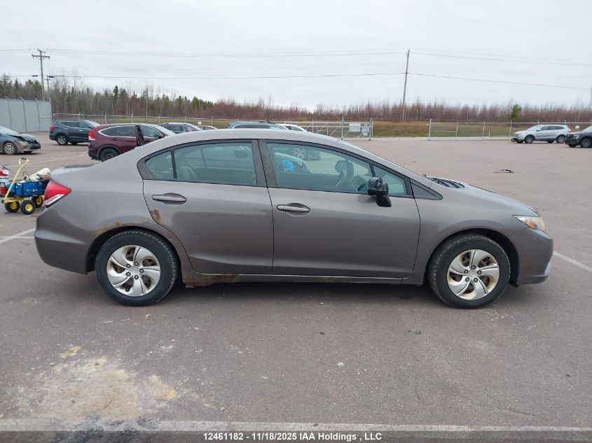 2013 Honda Civic VIN: 2HGFB2E46DH029419 Lot: 12461182