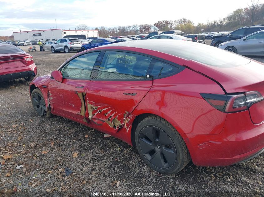 2023 Tesla Model 3 VIN: 5YJ3E1EA1PF435580 Lot: 12461183