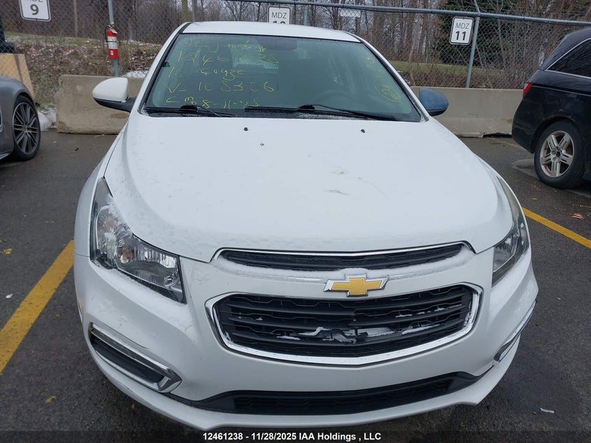 2016 Chevrolet Cruze Limited Lt VIN: 1G1PE5SB6G7108306 Lot: 12461238