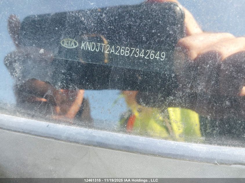 2011 Kia Soul +/!/Sport VIN: KNDJT2A26B7342649 Lot: 12461315