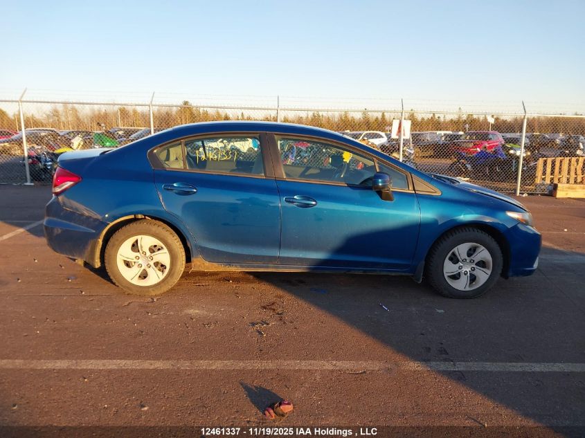 2015 Honda Civic Lx VIN: 2HGFB2F42FH027457 Lot: 12461337