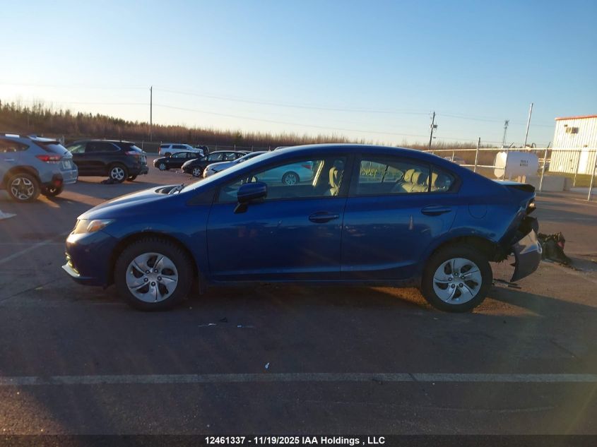 2015 Honda Civic Lx VIN: 2HGFB2F42FH027457 Lot: 12461337