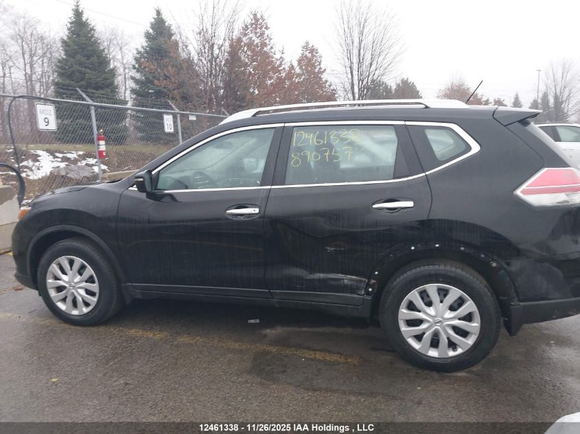 2015 Nissan Rogue S/Sl/Sv VIN: 5N1AT2MT2FC890757 Lot: 12461338