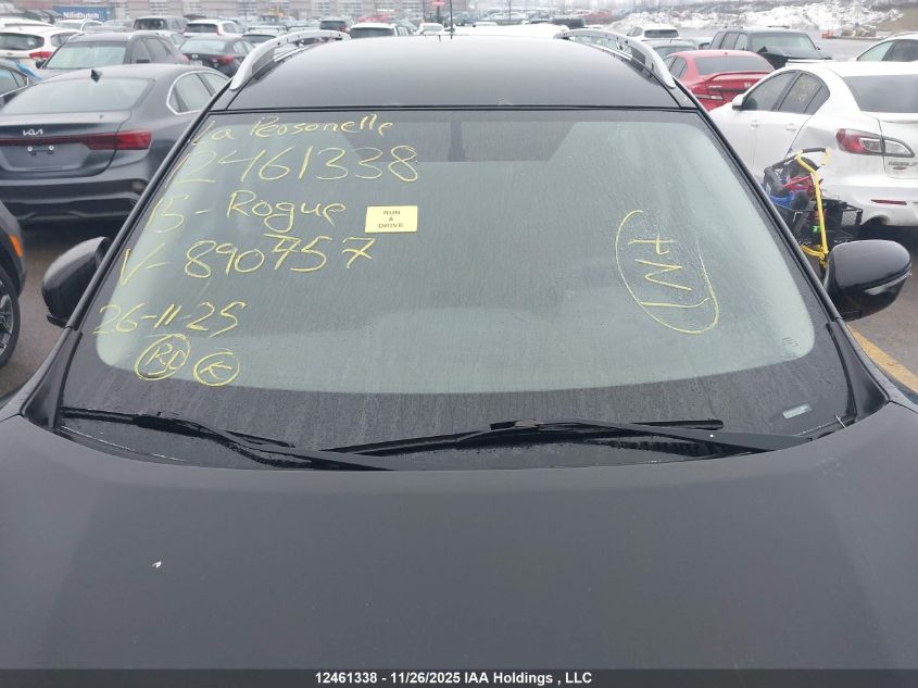 2015 Nissan Rogue S/Sl/Sv VIN: 5N1AT2MT2FC890757 Lot: 12461338