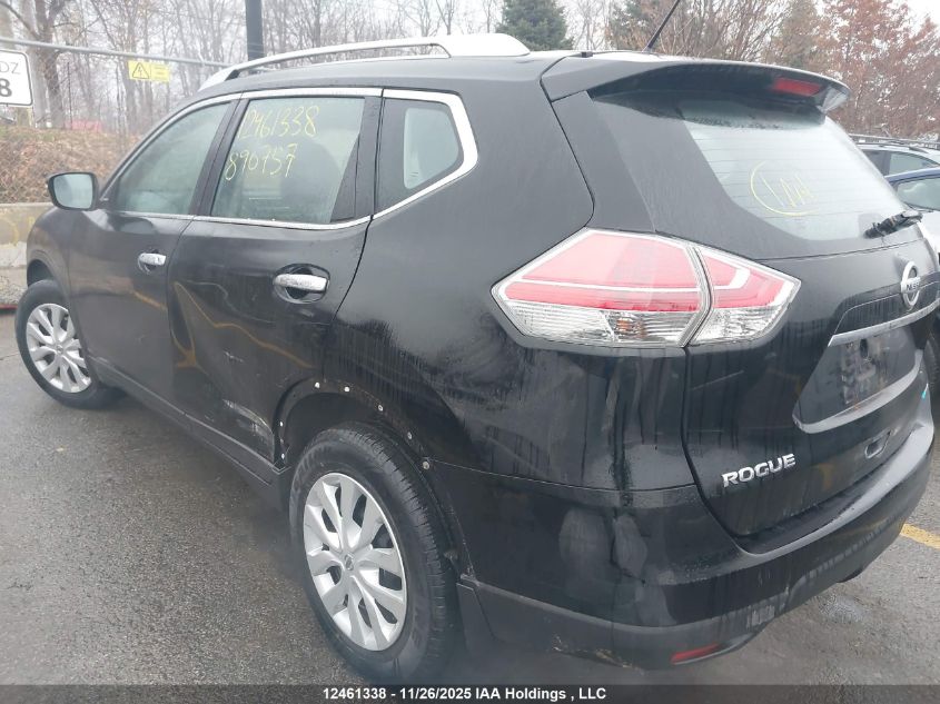 2015 Nissan Rogue S/Sl/Sv VIN: 5N1AT2MT2FC890757 Lot: 12461338