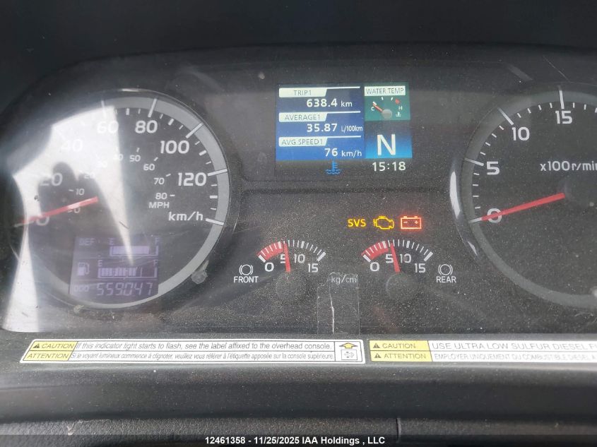 2018 Hino 358 VIN: 2AYNH8JV6J3S10435 Lot: 12461358