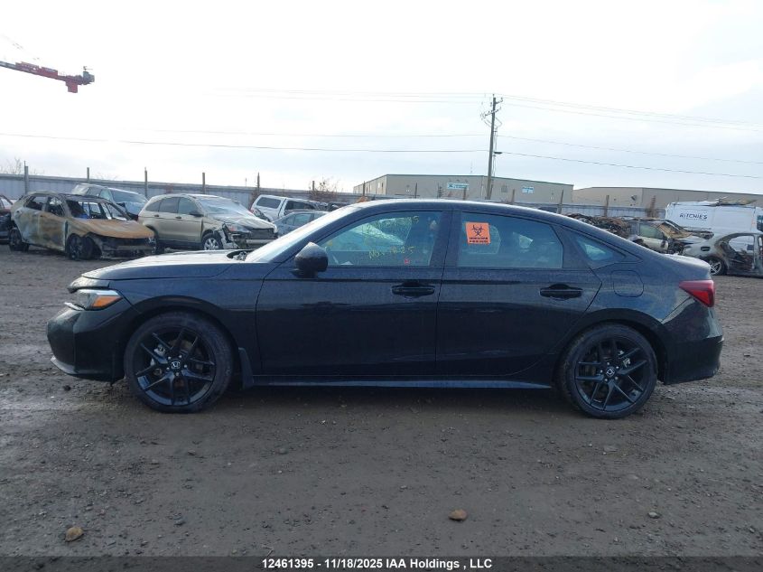 2025 Honda Civic Hybrid Sport/Sport Touring VIN: 2HGFE4F89SH010008 Lot: 12461395