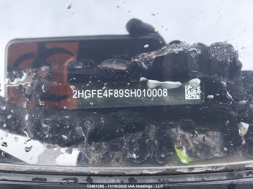 2025 Honda Civic Hybrid Sport/Sport Touring VIN: 2HGFE4F89SH010008 Lot: 12461395