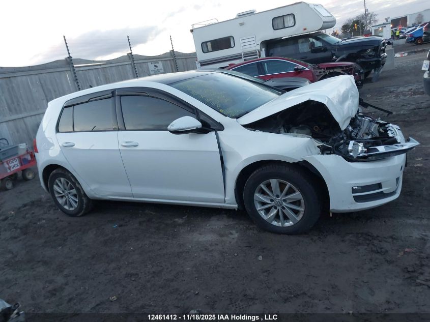 2015 Volkswagen Golf VIN: 3VW217AU7FM029661 Lot: 12461412