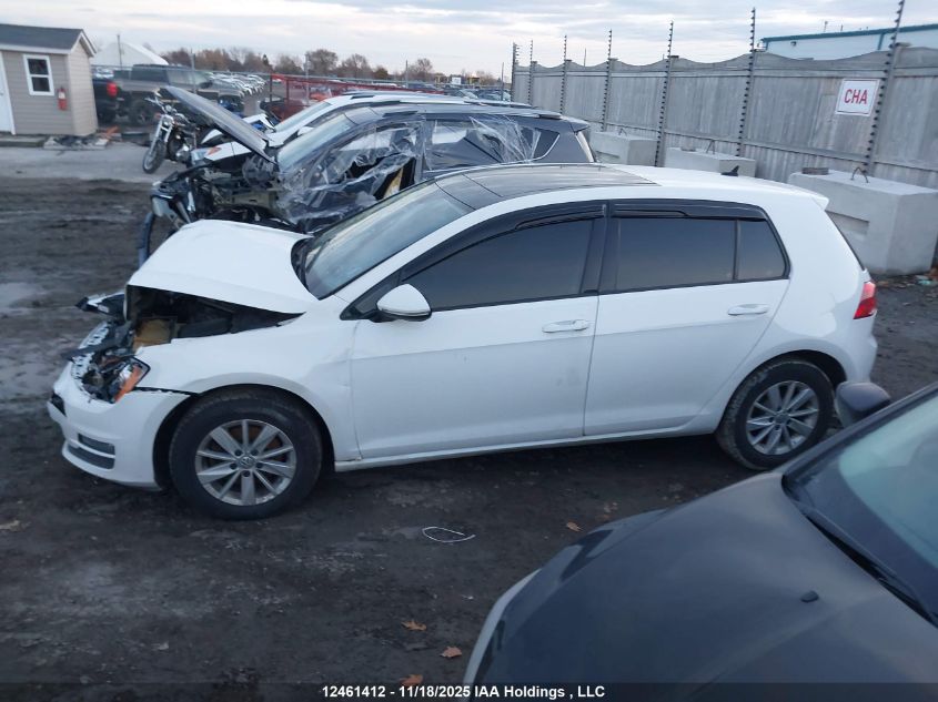 2015 Volkswagen Golf VIN: 3VW217AU7FM029661 Lot: 12461412