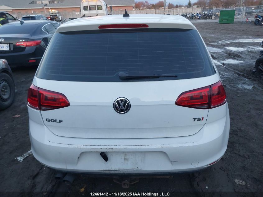 2015 Volkswagen Golf VIN: 3VW217AU7FM029661 Lot: 12461412