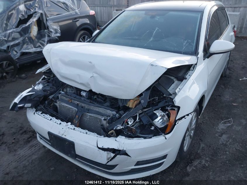 2015 Volkswagen Golf VIN: 3VW217AU7FM029661 Lot: 12461412