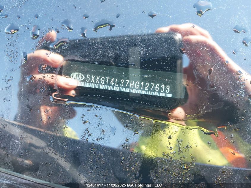 2017 Kia Optima Lx VIN: 5XXGT4L37HG127633 Lot: 12461417