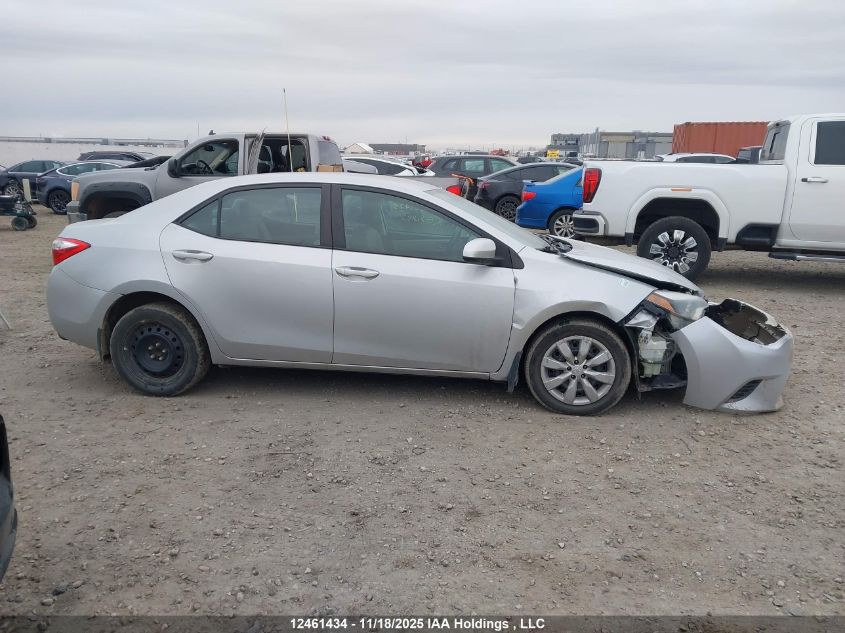 2015 Toyota Corolla L/Le/Le Pls/Prm/S/S Pls VIN: 2T1BURHE1FC405347 Lot: 12461434