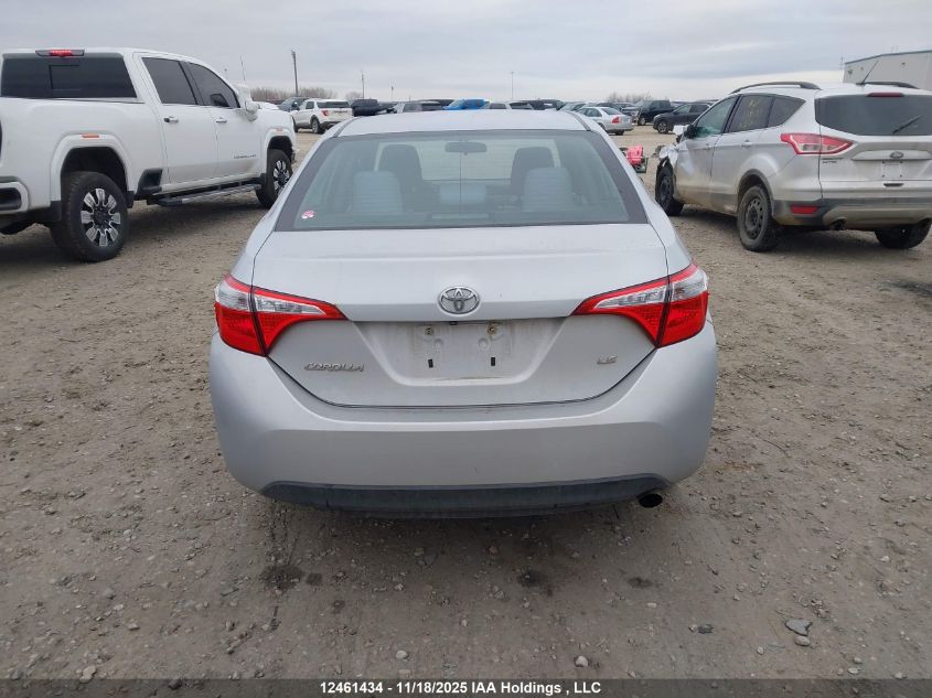 2015 Toyota Corolla L/Le/Le Pls/Prm/S/S Pls VIN: 2T1BURHE1FC405347 Lot: 12461434