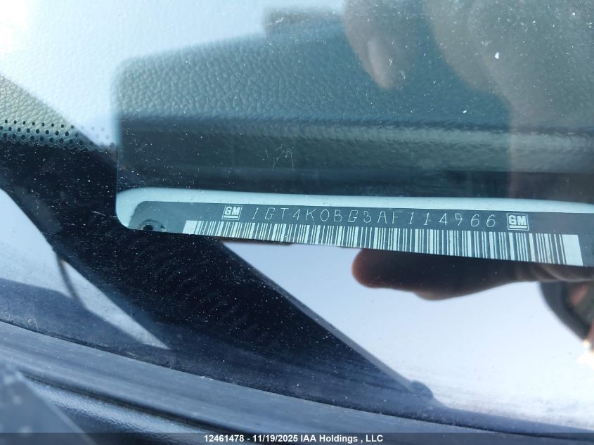 2010 GMC Sierra 2500Hd Sle VIN: 1GT4K0BG3AF114966 Lot: 12461478