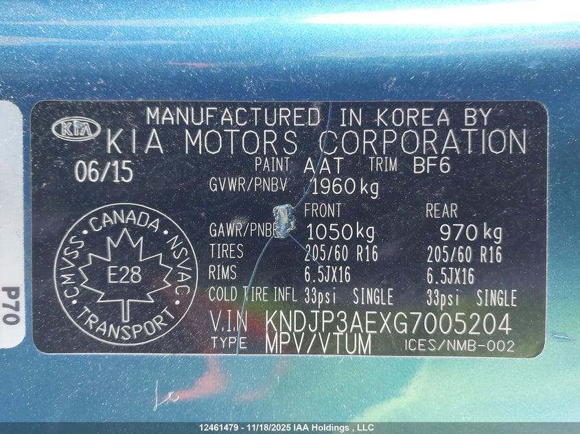 KNDJP3AEXG7005204 2016 KIA SOUL EV photo no. 19