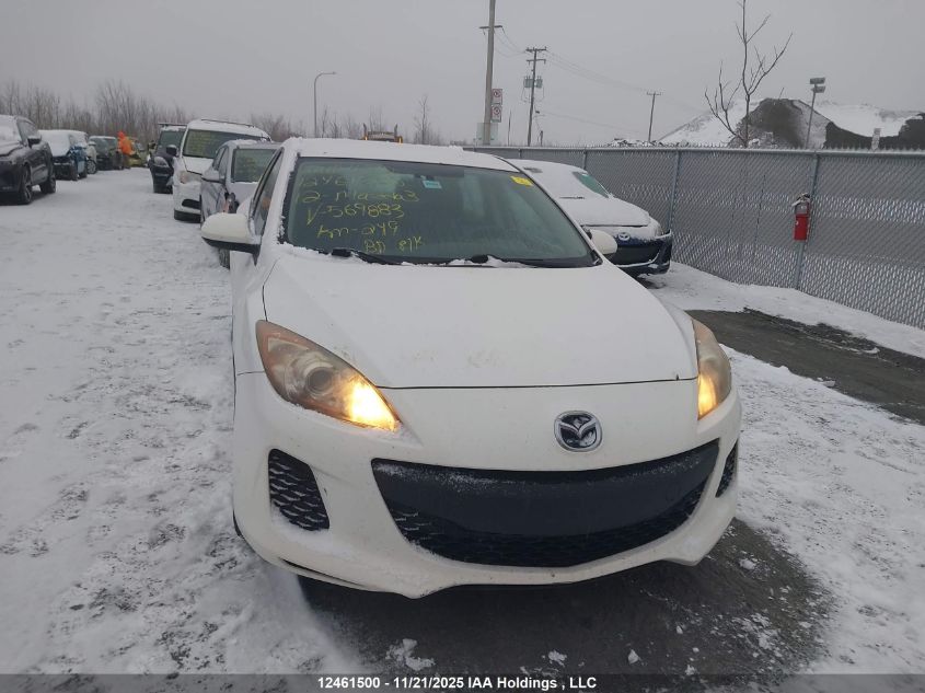 2012 Mazda 3 I VIN: JM1BL1UF7C1569883 Lot: 12461500