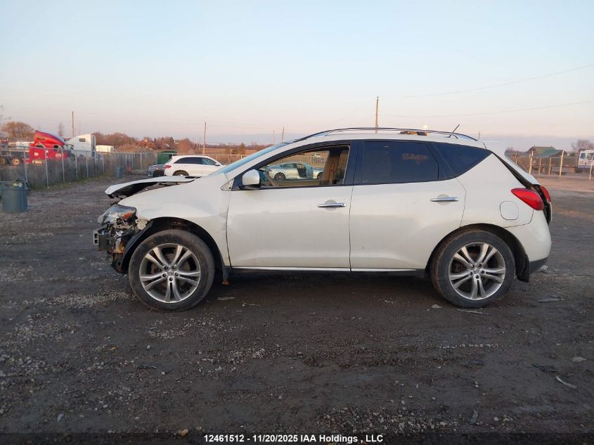2010 Nissan Murano Le VIN: JN8AZ1MW2AW121095 Lot: 12461512