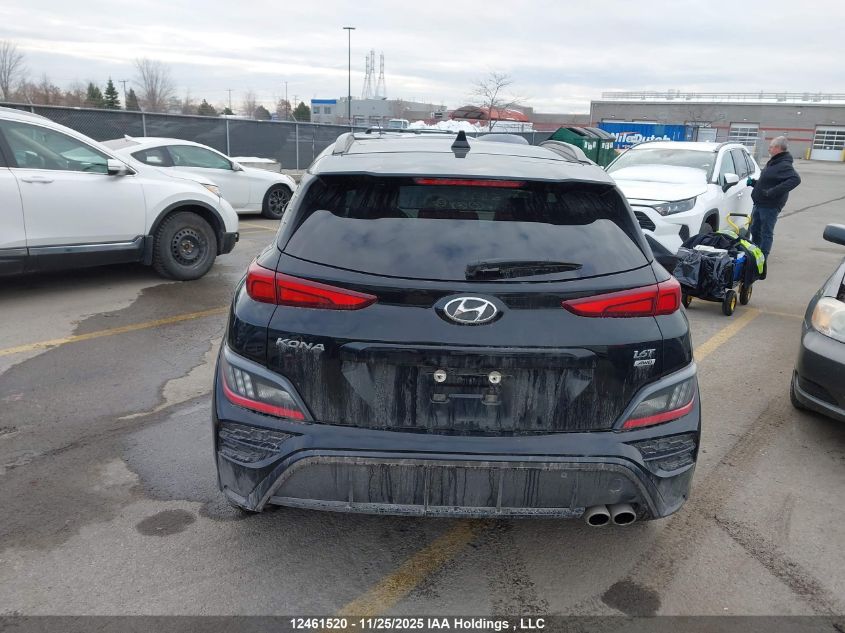 2022 Hyundai Kona N Line With Ultimate Package VIN: KM8K5CA33NU826535 Lot: 12461520