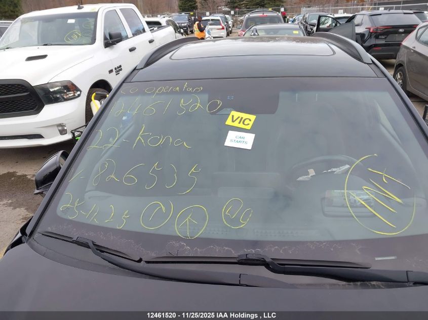 2022 Hyundai Kona N Line With Ultimate Package VIN: KM8K5CA33NU826535 Lot: 12461520