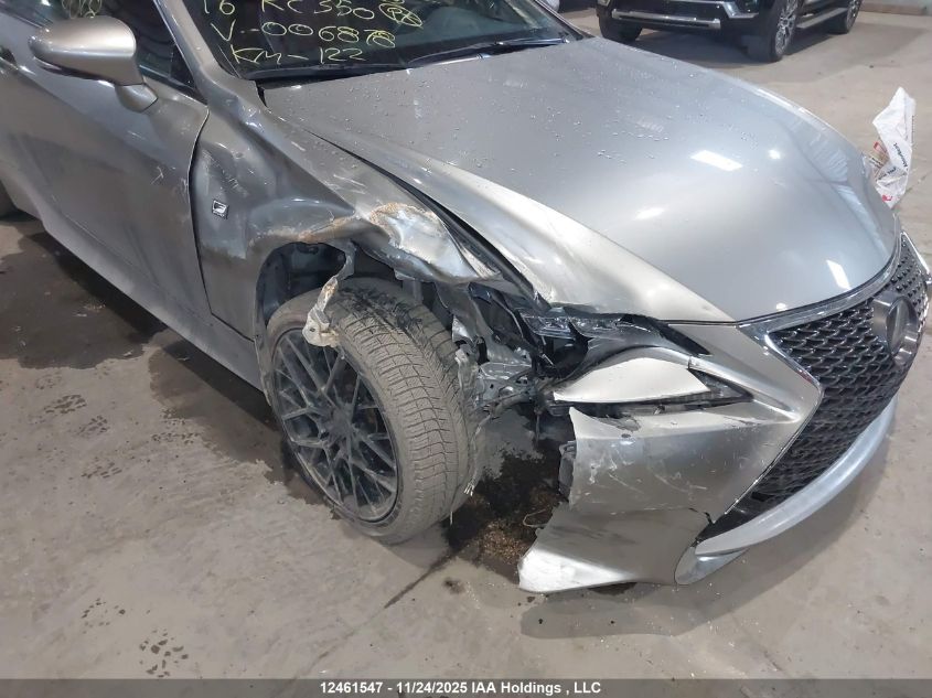 2016 Lexus Rc 350 VIN: JTHSE5BC6G5006878 Lot: 12461547