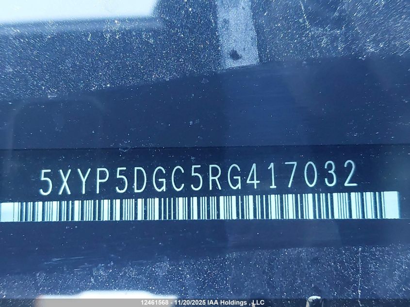 2024 Kia Telluride Sx/Sx X-Line/Sx X-Pro/Sx Prestige/Sx Prest X-Ln/Sx Prest X-Pro VIN: 5XYP5DGC5RG417032 Lot: 12461568