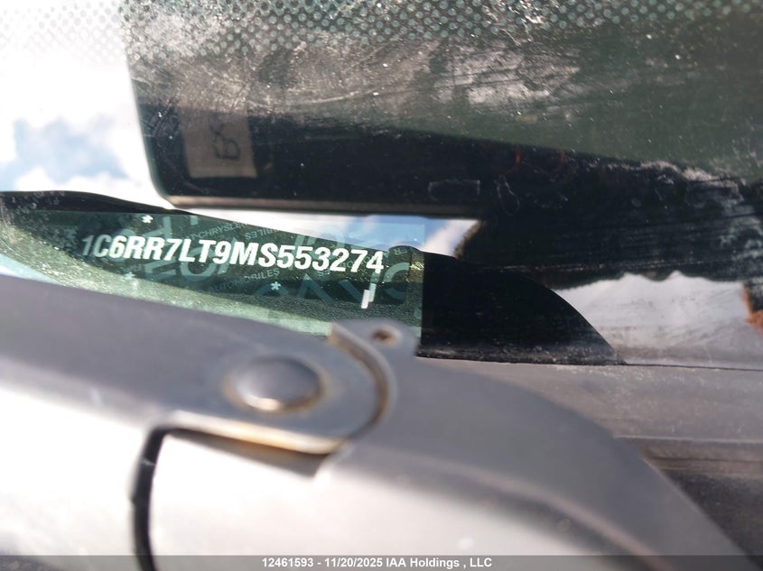 2021 Ram 1500 Classic Slt VIN: 1C6RR7LT9MS553274 Lot: 12461593
