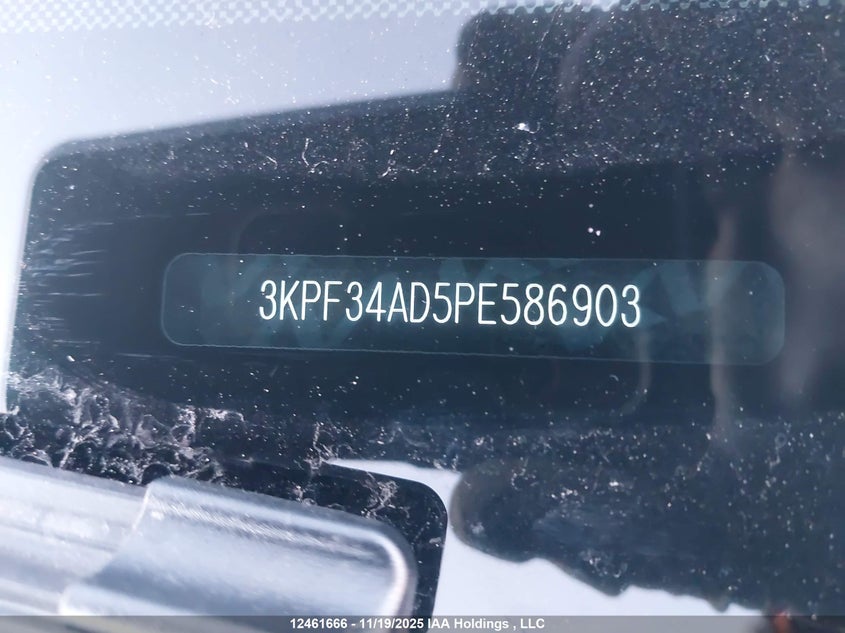 2023 Kia Forte Ex/Ex Premium/Ex+/Gt-Line VIN: 3KPF34AD5PE586903 Lot: 12461666