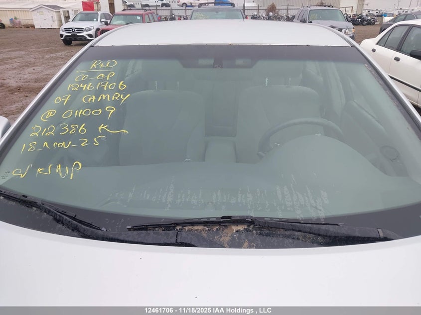 2007 Toyota Camry Le/Xle/Se VIN: 4T1BK46K37U011009 Lot: 12461706