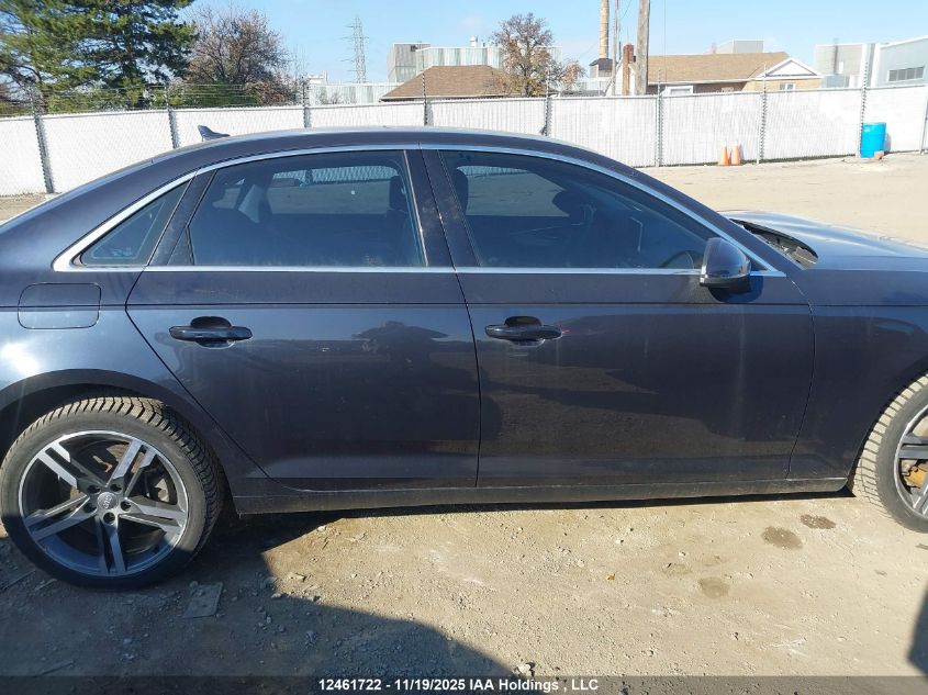 2017 Audi A4 Technik VIN: WAUCNAF4XHN059941 Lot: 12461722