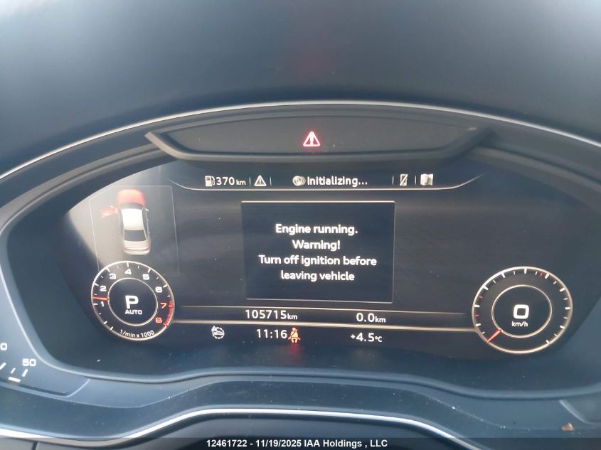 2017 Audi A4 Technik VIN: WAUCNAF4XHN059941 Lot: 12461722