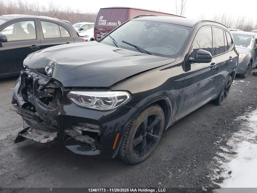2020 BMW X3, Front, IAAI, VIN 5UXTY9C0XL9D10812 — photo 2