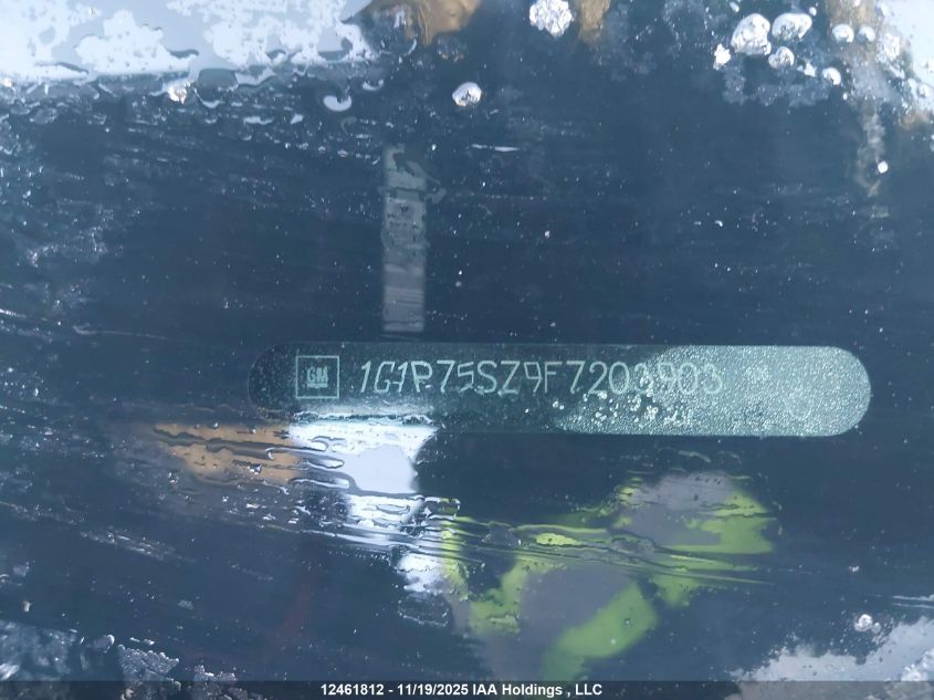 2015 Chevrolet Cruze VIN: 1G1P75SZ9F7203903 Lot: 12461812