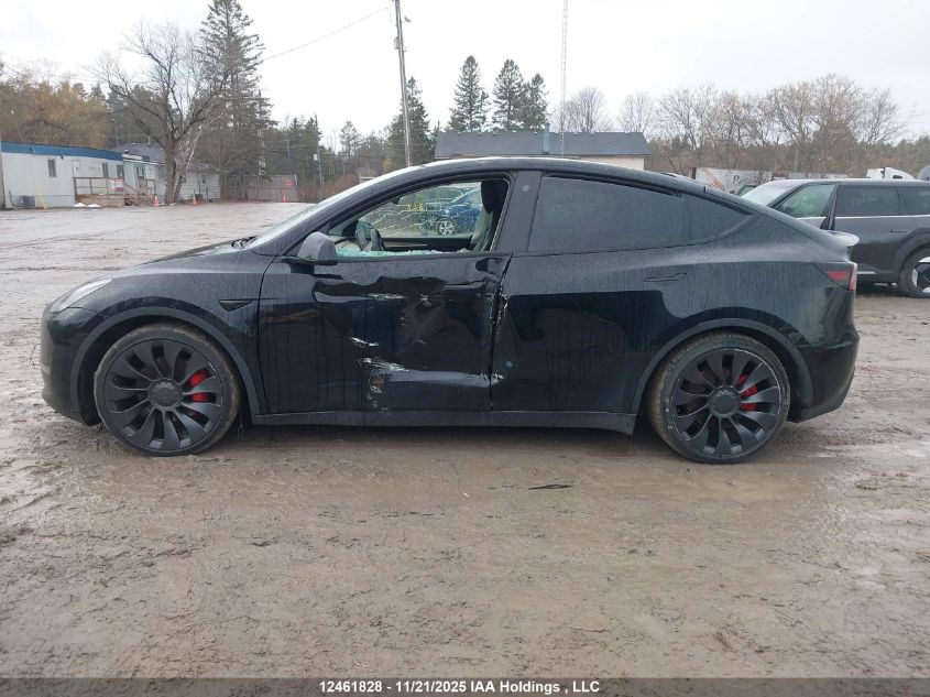 2022 Tesla Model Y Performance VIN: 7SAYGDEF8NF565630 Lot: 12461828