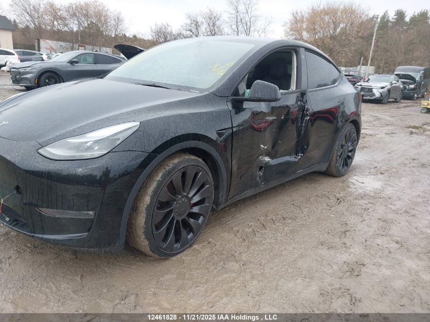 2022 Tesla Model Y Performance VIN: 7SAYGDEF8NF565630 Lot: 12461828