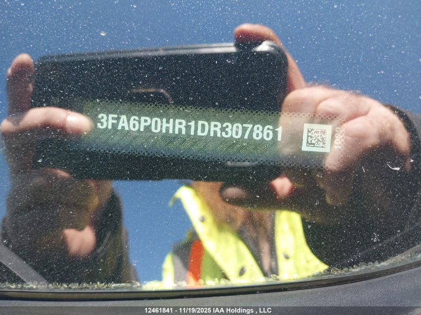 2013 Ford Fusion Se VIN: 3FA6P0HR1DR307861 Lot: 12461841