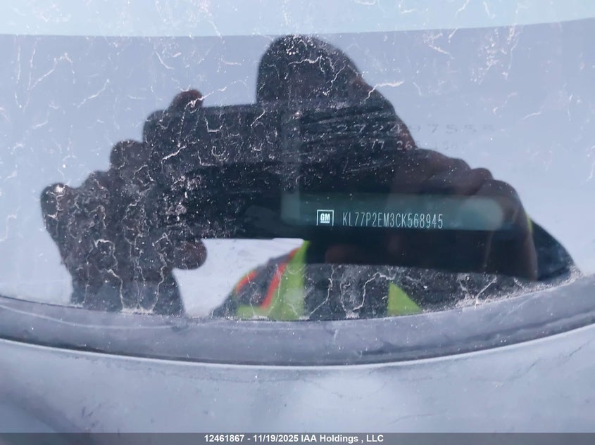 2012 Chevrolet Orlando 1Lt/2Lt VIN: KL77P2EM3CK568945 Lot: 12461867