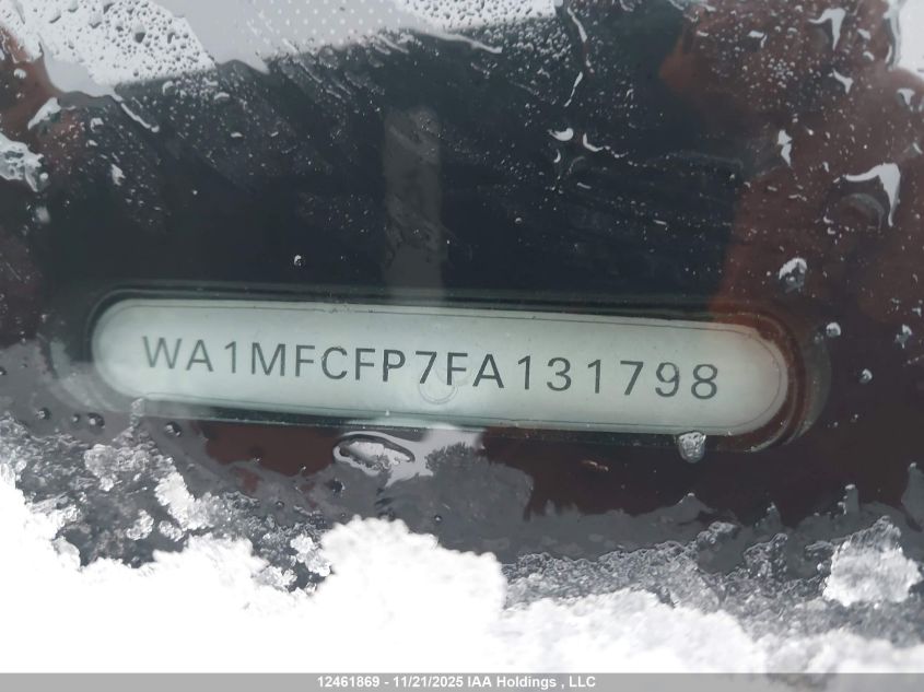 2015 Audi Q5 Progressiv VIN: WA1MFCFP7FA131798 Lot: 12461869