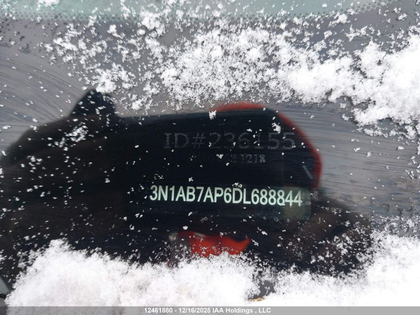 2013 Nissan Sentra S/Sv/Sr/Sl VIN: 3N1AB7AP6DL688844 Lot: 12461880