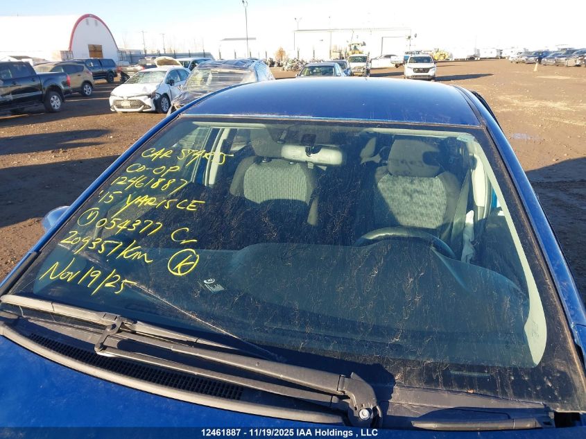 2015 Toyota Yaris Le VIN: VNKKTUD3XFA054377 Lot: 12461887