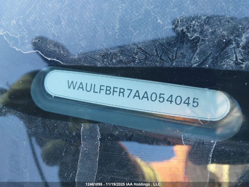 2010 Audi A5 2.0T/2.0T Premium VIN: WAULFBFR7AA054045 Lot: 12461895