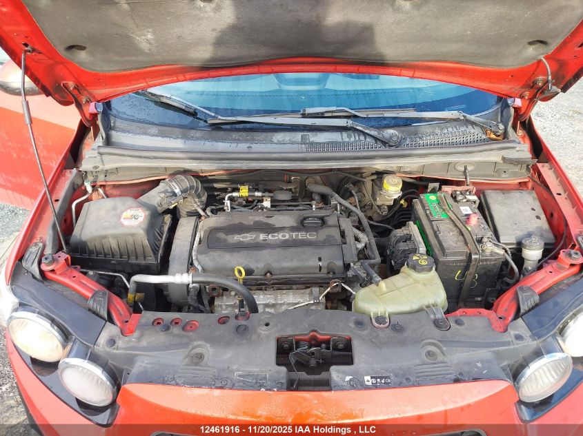 2012 Chevrolet Sonic Lt VIN: 1G1JC6EH1C4108033 Lot: 12461916