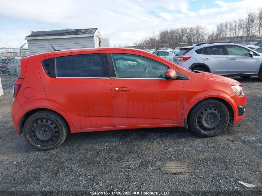 2012 Chevrolet Sonic Lt VIN: 1G1JC6EH1C4108033 Lot: 12461916