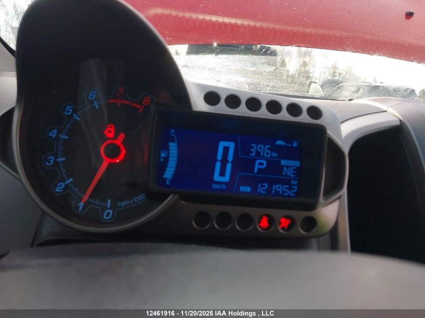 2012 Chevrolet Sonic Lt VIN: 1G1JC6EH1C4108033 Lot: 12461916