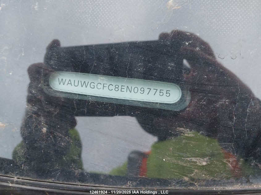 2014 Audi A7 3.0 Progressiv VIN: WAUWGCFC8EN097755 Lot: 12461924