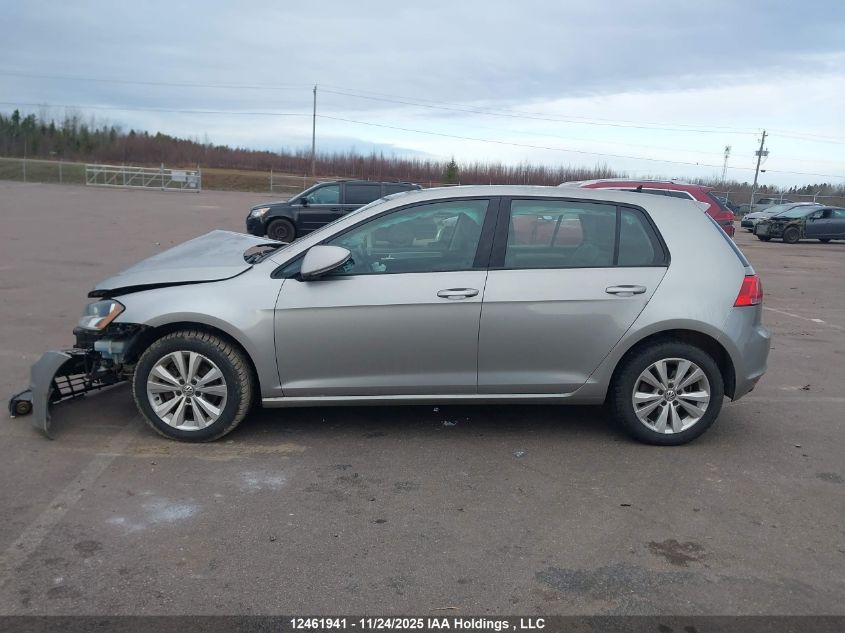 2017 Volkswagen Golf 1.8 Tsi Comfortline/1.8 Tsi Highline/1.8 Tsi Trendline VIN: 3VW217AU2HM021728 Lot: 12461941